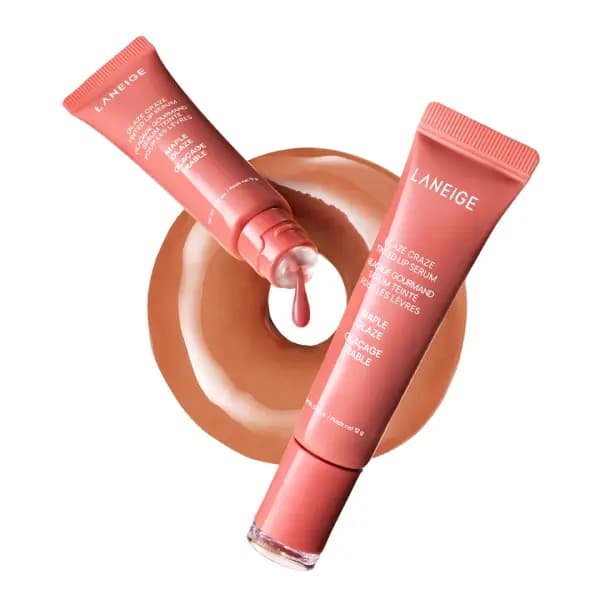 لیپ گلاس سرم لب رنگی گلیز کریز لانیژ MAPLE GLAZE (ROSY MAPLE)