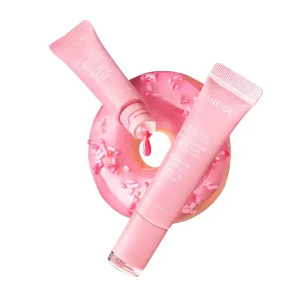 لیپ گلاس سرم لب رنگی گلیز کریز لانیژ STRAWBERRY SPRINKLES (COOL PINK)