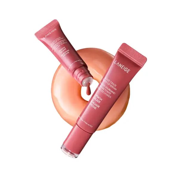 لیپ گلاس سرم لب رنگی گلیز کریز لانیژ PEACH GLAZE (PEACHY CORAL)