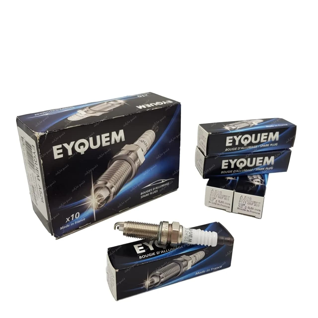 شمع موتور هیوندا اکسنت یورو 4 پایه بلند یورو4 اکیوم (EYQUEM) کد A526-RZC62HSET — تصویر ۳