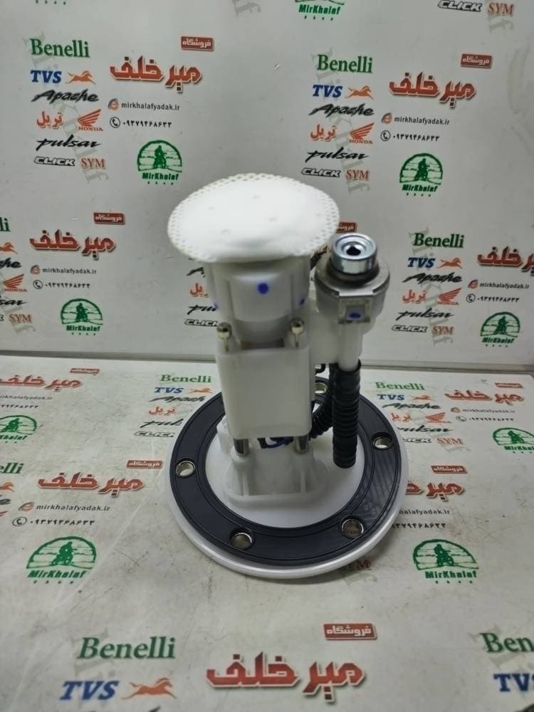پمپ بنزین کامل موتور sym گالکسی لوکی 185 lucky vf3 و x128 ایکس و بی کلاچ شوکا 130 — تصویر ۲