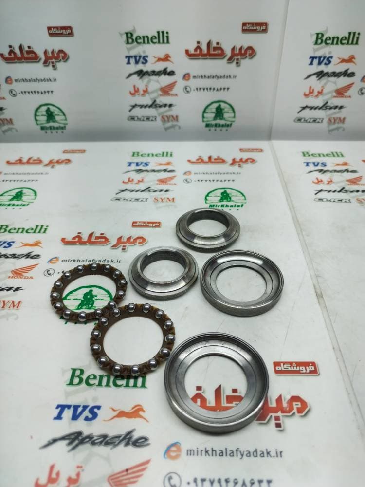 کاسه ساچمه (کنس) فرمان موتور sym گالکسی na nh 180 250 (شرکتی)