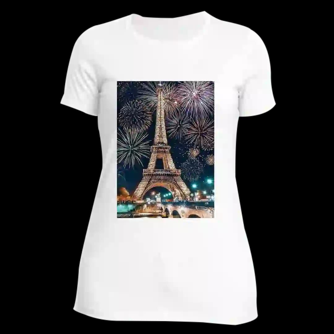 تیشرت برج ایفل مدل AK9 — تصویر ۳