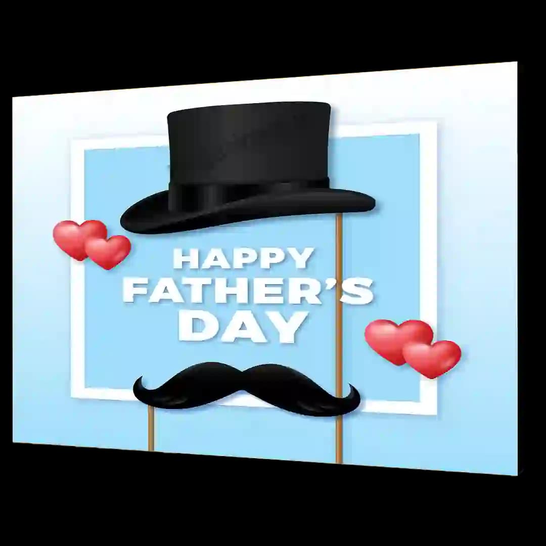 تابلو شاسی Happy Fathers Day مدل AW2