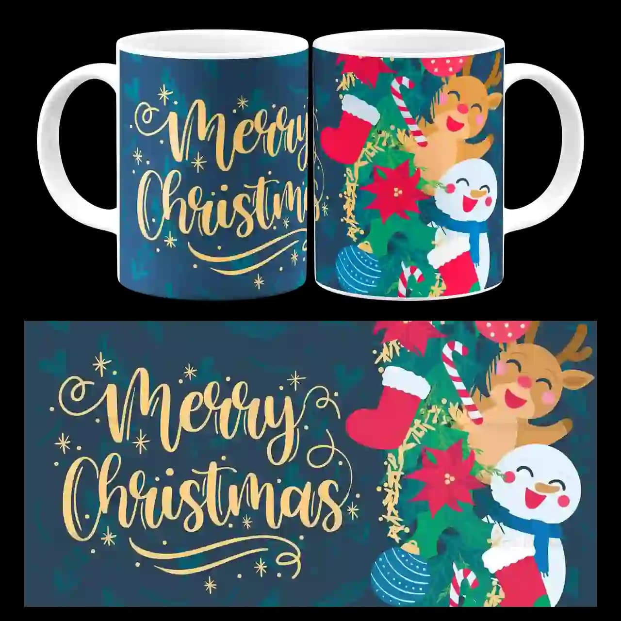 ماگMerry christmas مدل AK4