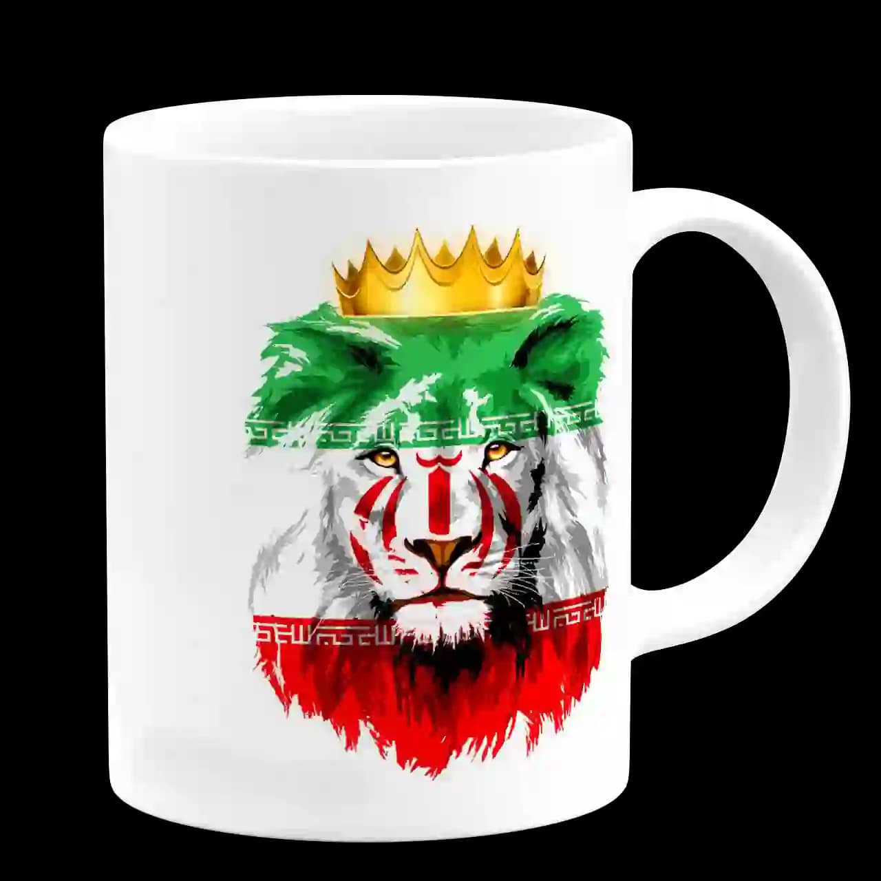 ماگ پرچم ایران مدل AE23 — تصویر ۳