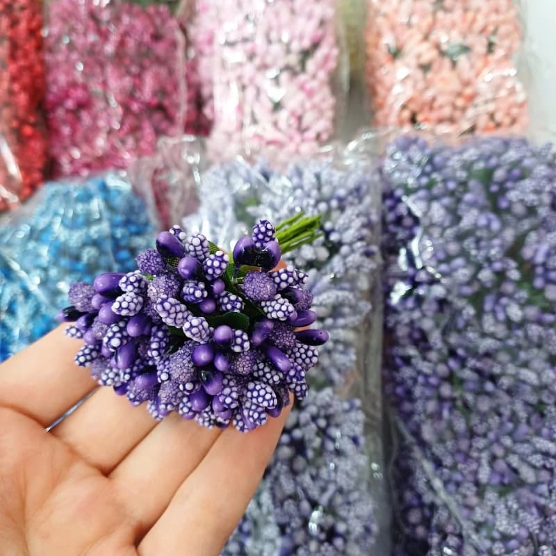 پرچم گل شکری بنفش (1 دسته)