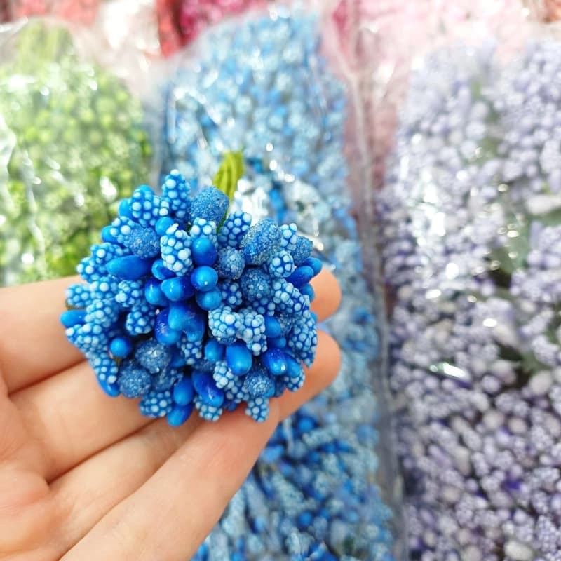 پرچم گل شکری آبی پررنگ (1 دسته)و عمده