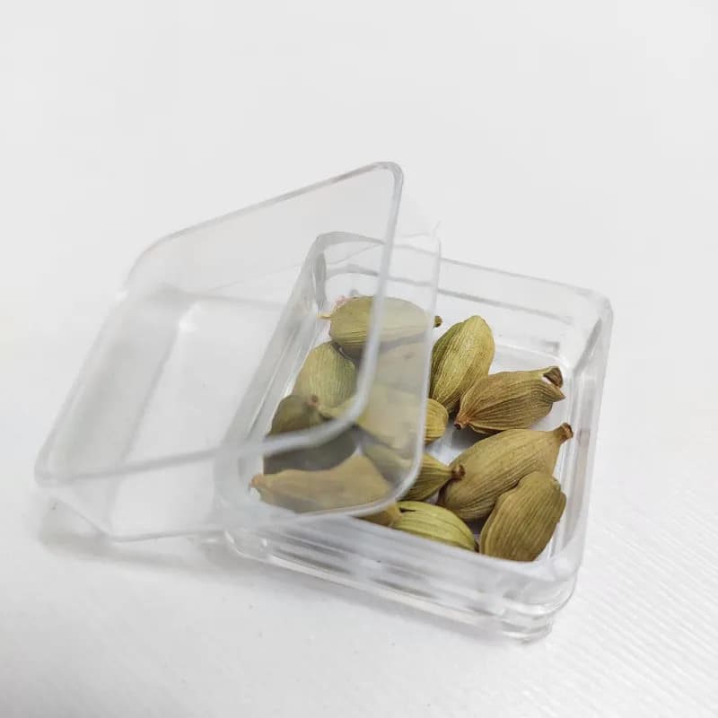 جعبه پلکسی مربع کوچک 3/5سانت (50عددی) — تصویر ۲