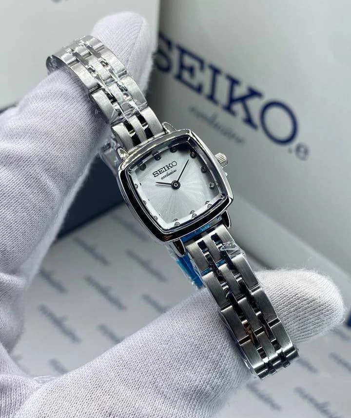 ساعت سیکو زنانه سیکو اکسکلوسیو مدل 3108 رنگ نقره ای صفحه سفید