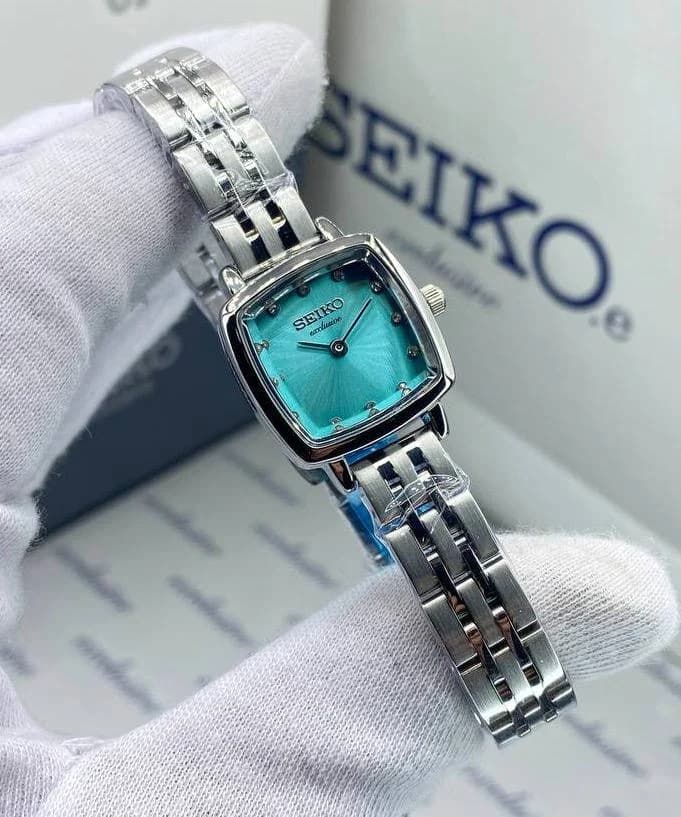 ساعت سیکو زنانه سیکو اکسکلوسیو مدل 3108 رنگ نقره ای صفحه آبی