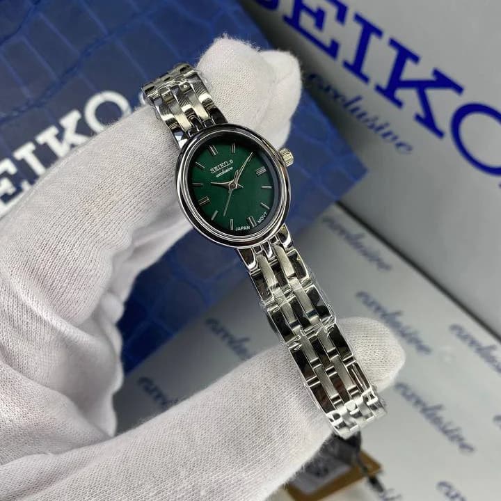 ساعت سیکو زنانه سیکو اکسکلوسیو مدل 3160 رنگ نقره ای صفحه سبز