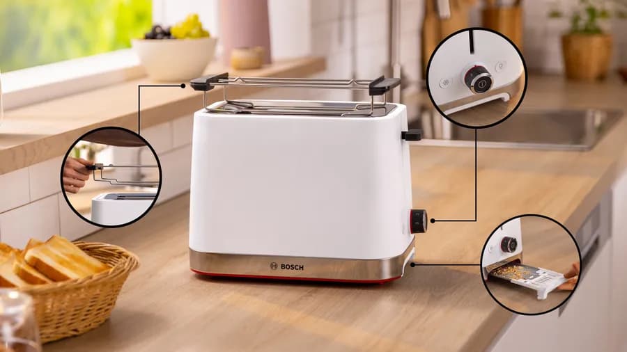 ‎توستر نان بوش مدل BOSCH TAT4M221 (اصل) — تصویر ۲