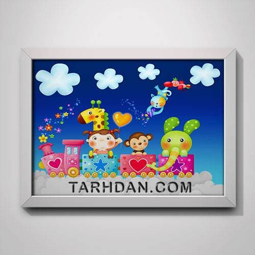 طرح لایه باز انیمیشن کودکانه