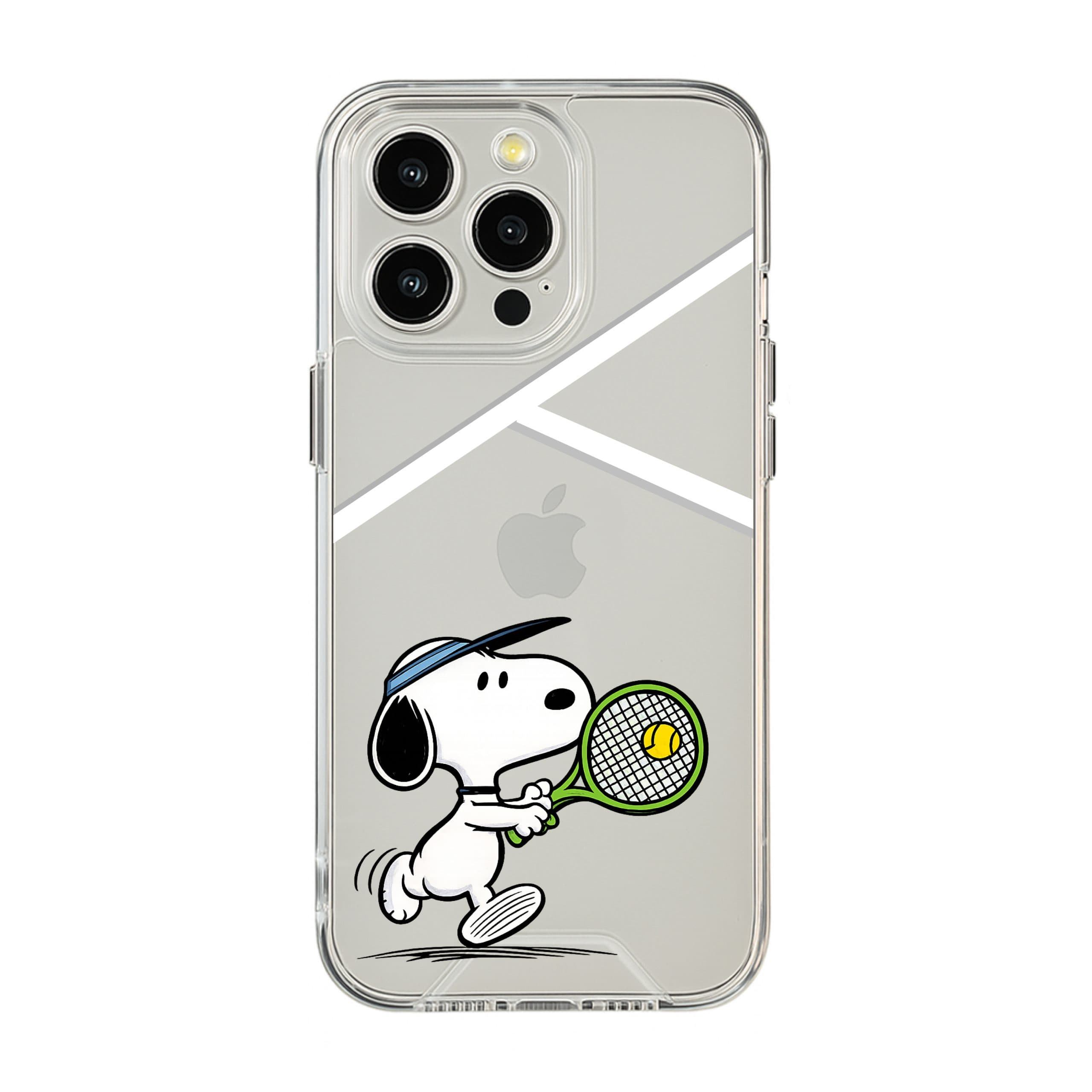 قاب شفاف چاپی طرح سگ تنیسور مدل Snoopy Tennis کد T0032 مناسب برای گوشی موبایل شیائومی ردمی Xiaomi Redmi A1 Plus/A2 Plus/A3/9A/9T/10A/12/12C/13/13C/14C Note 8/8Pro/9S/9 Pro/10 4G/10S/10 Pro/10 Pro Max/ — تصویر ۵