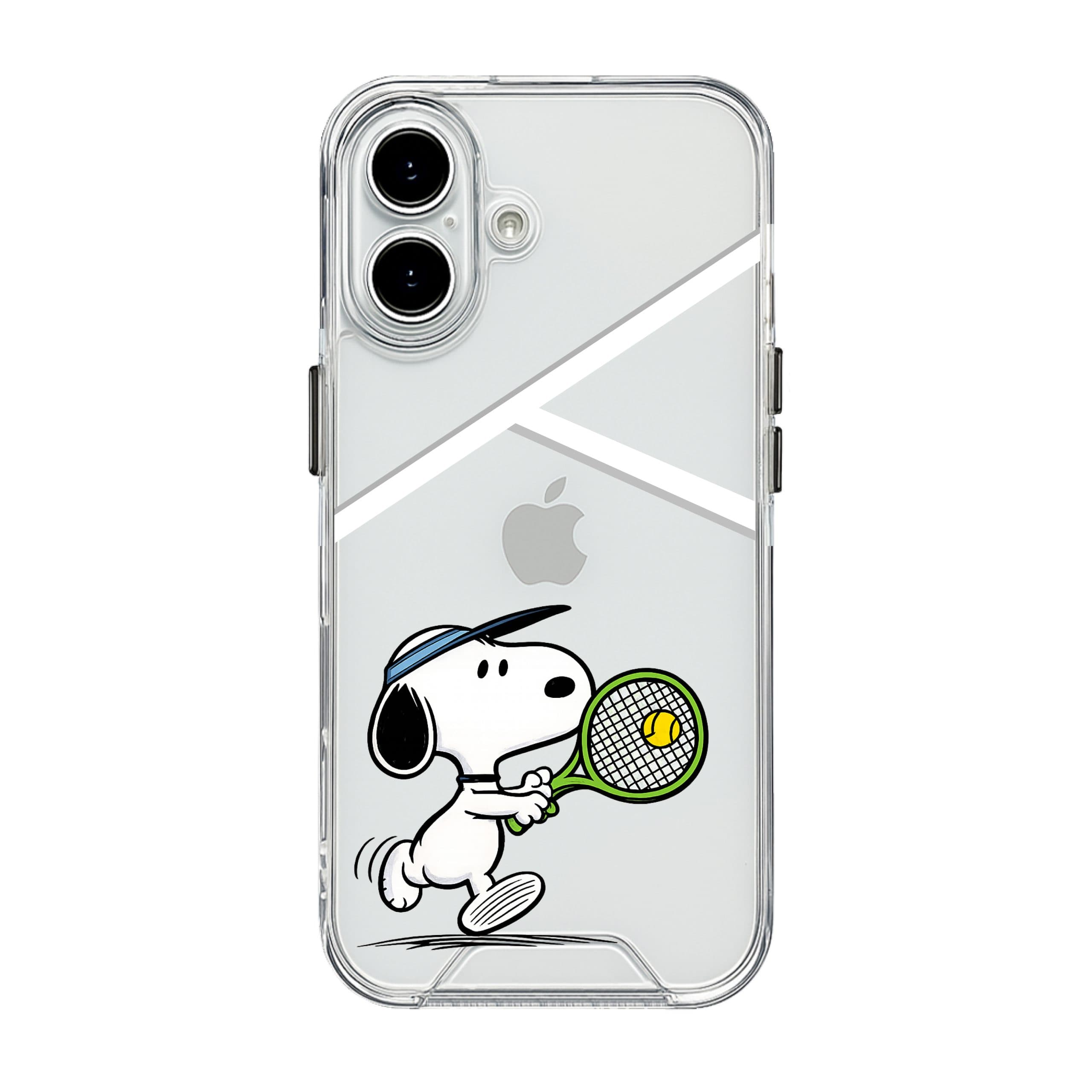 قاب شفاف چاپی طرح سگ تنیسور مدل Snoopy Tennis کد T0032 مناسب برای گوشی موبایل شیائومی ردمی Xiaomi Redmi A1 Plus/A2 Plus/A3/9A/9T/10A/12/12C/13/13C/14C Note 8/8Pro/9S/9 Pro/10 4G/10S/10 Pro/10 Pro Max/ — تصویر ۳