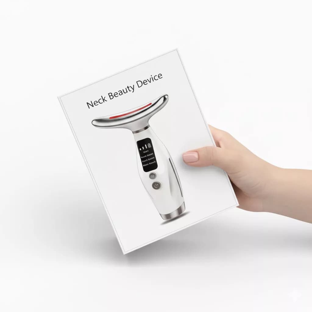 لیفت جوانساز 7 حالته دیجیتالی neck beauty device رنگ سفید — تصویر ۳