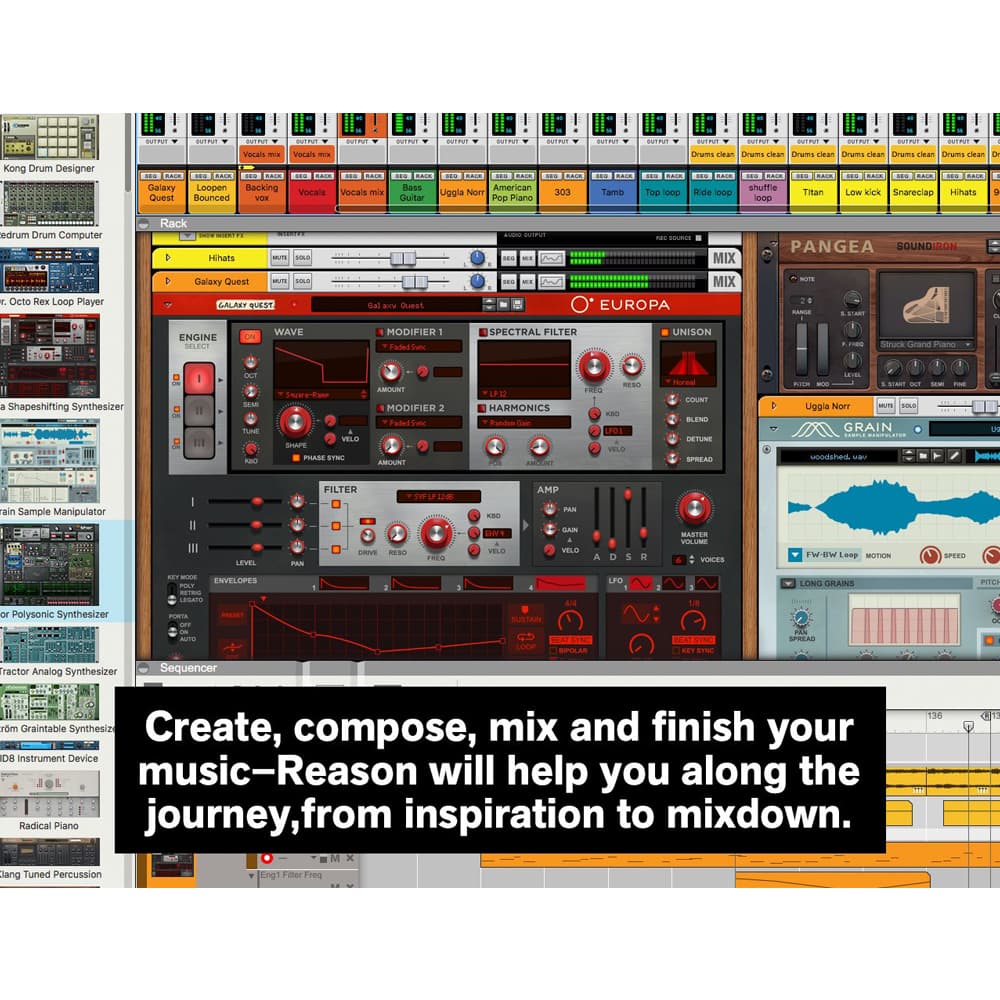 نرم افزار اوریجینال Propellerhead Reason — تصویر ۷