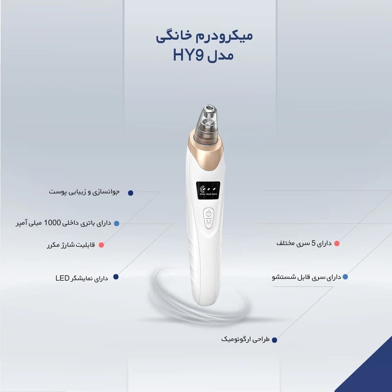 میکرودرم خانگی مدل multifunctional cleaning instrument — تصویر ۳