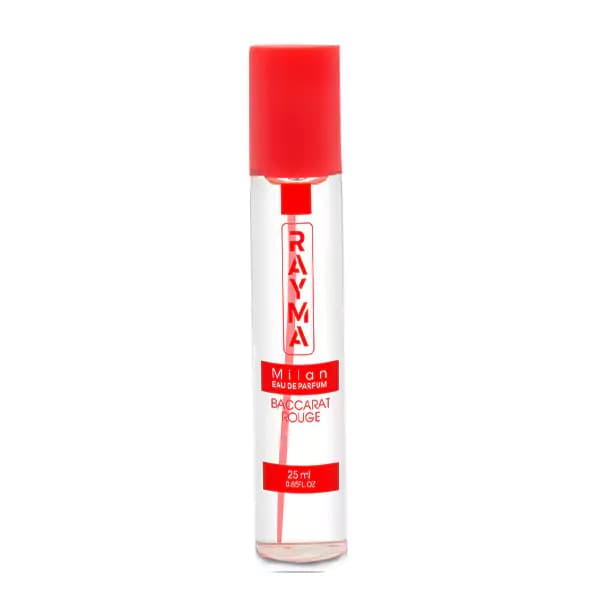 عطر جیبی اسپرت رایما رایحه با کارات رژ حجم 25 میلی لیتر