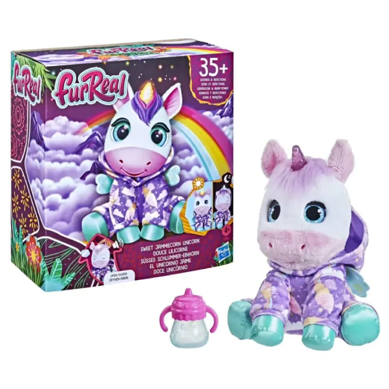 عروسک یونیکورن موزیکال FurReal مدل Sweet Jammiecorn