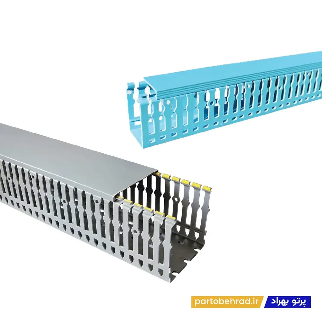داکت صنعتی شیاردار سایز 100 در 80 رعد مدل RWD 100*80