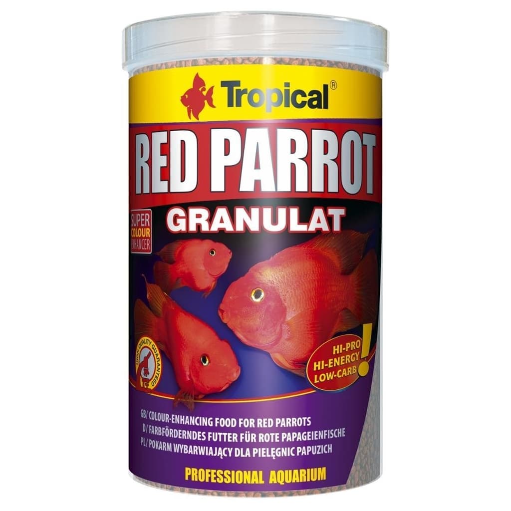 غذای رد پرت گرانول برند تروپیکال 100g Red Parrot Granulat Tropical