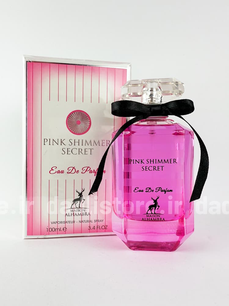 ادکلن 100 میل پینک شیمر سکرت الحمبرا Pink shimmer secret — تصویر ۲