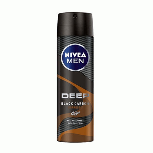 اسپری ضد تعریق مردانه نیوا مدل Nivea deep Black carbon Espresso اورجینال