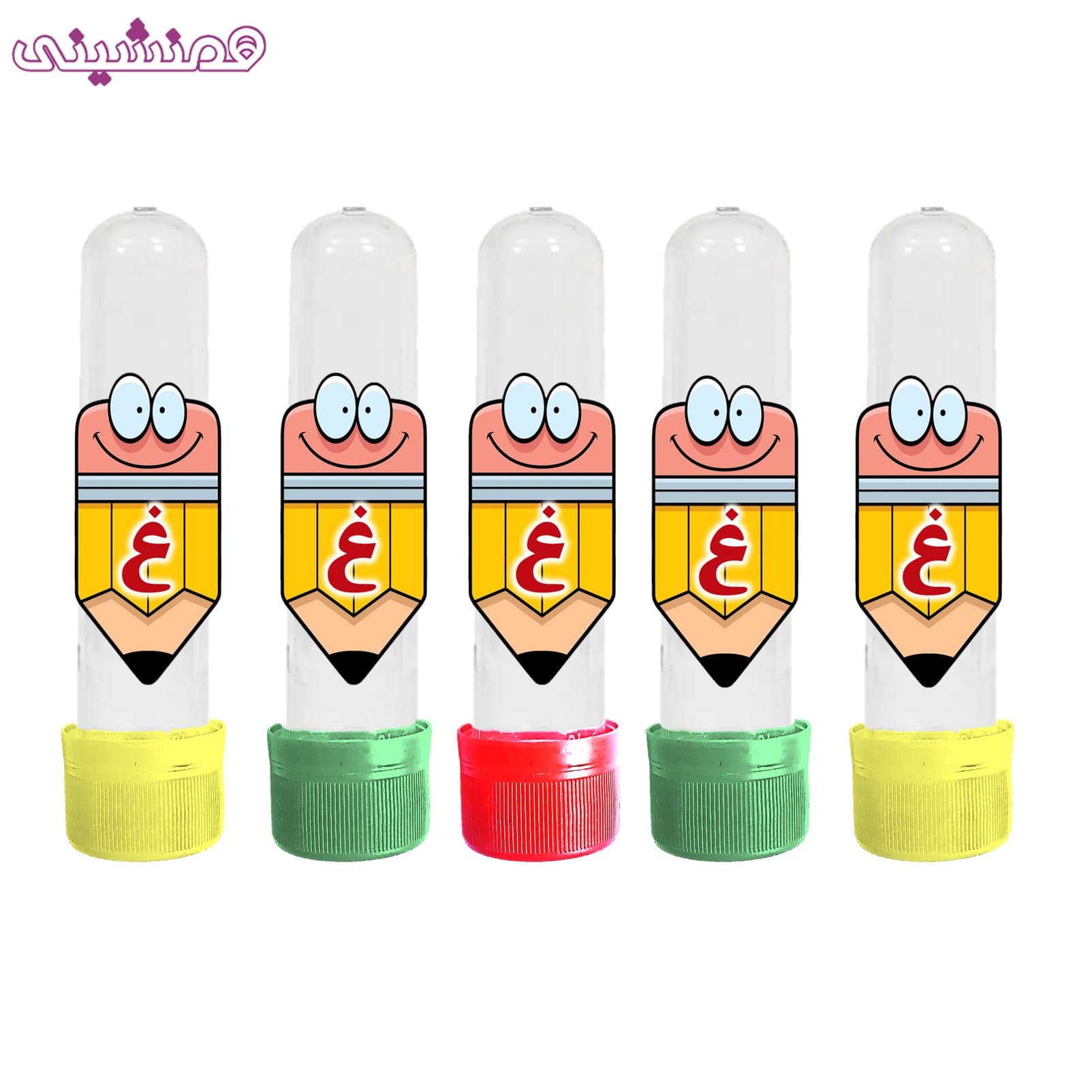 کپسول گیفت (کندی باکس) اسمارتیز آموزش نشانه غ مجموعه 5 عددی