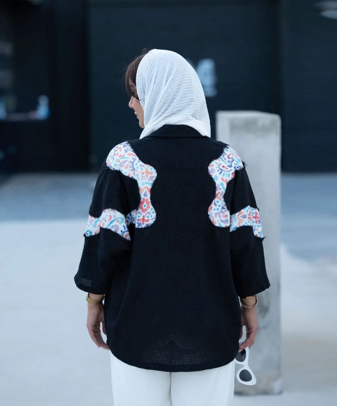 مانتو شومیزی لینن مدل آیدین — تصویر ۳