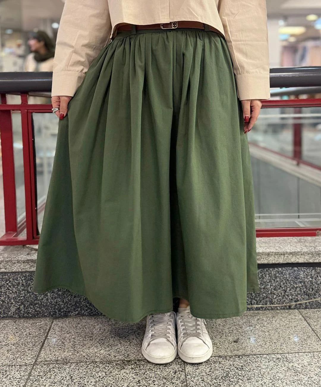 دامن لینن زارا مدل بارلین — تصویر ۶