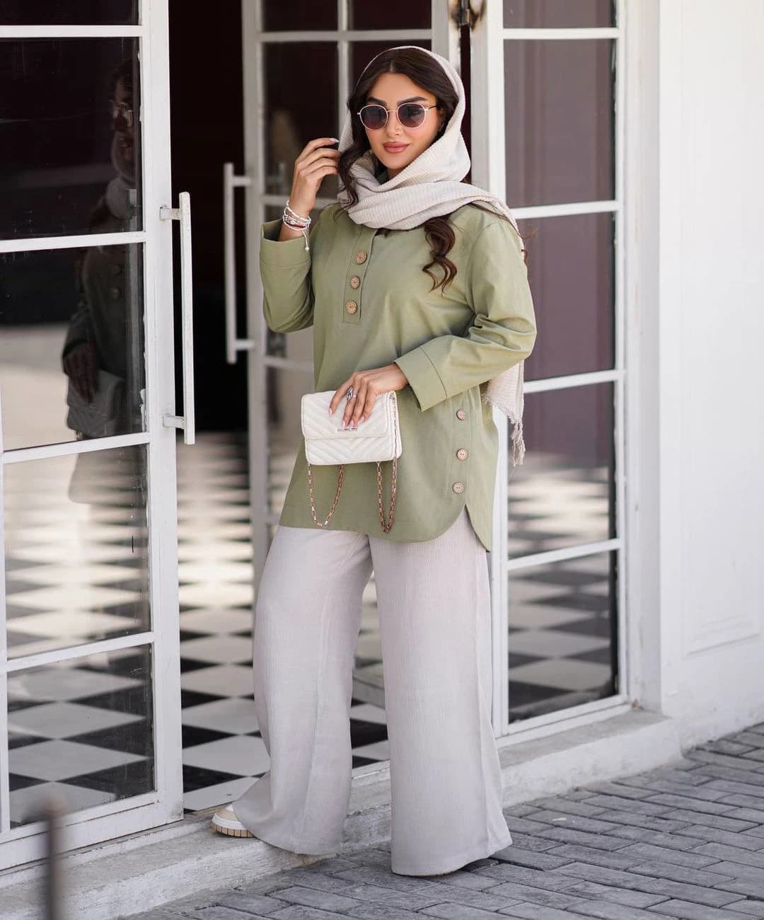 تونیک لینن مدل شاینا — تصویر ۵