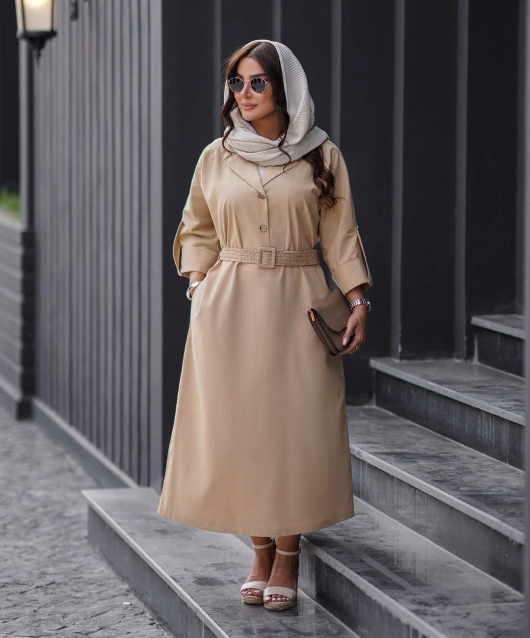 کفتان لینن مدل آیلا — تصویر ۵