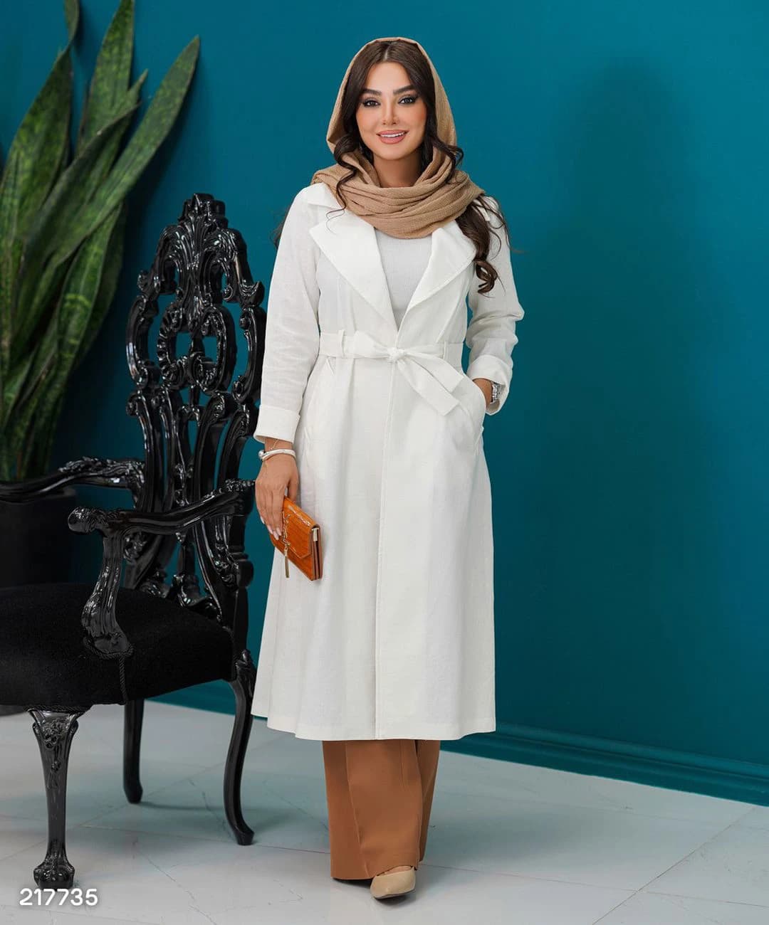 مانتو بلند مدل بهارناز — تصویر ۳