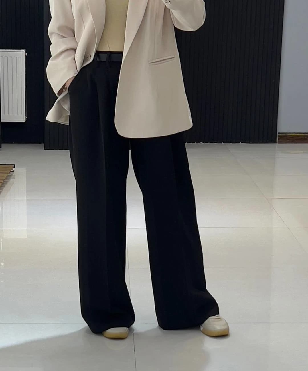 شلوار بگ + کمربند مدل ملانی — تصویر ۴