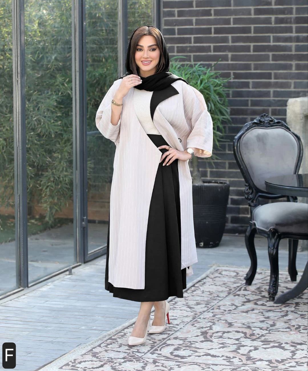 ست مانتو و دامن لینن مدل دلبر — تصویر ۵