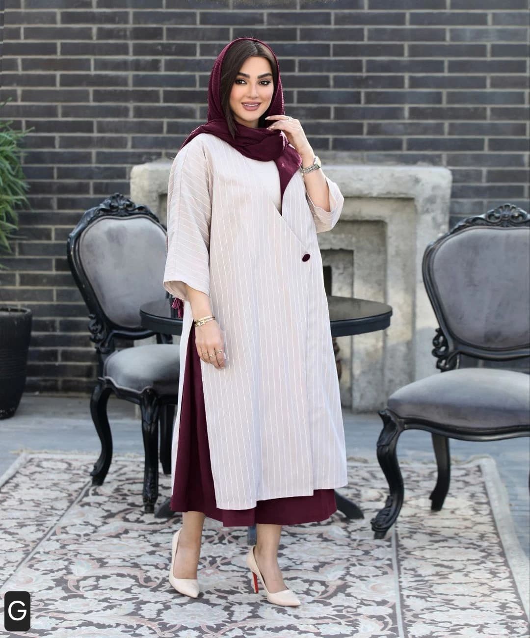 ست مانتو و دامن لینن مدل دلبر — تصویر ۶