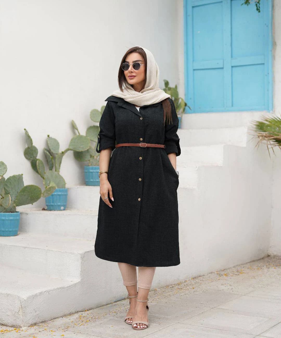 مانتو بلند مدل نگاه — تصویر ۵