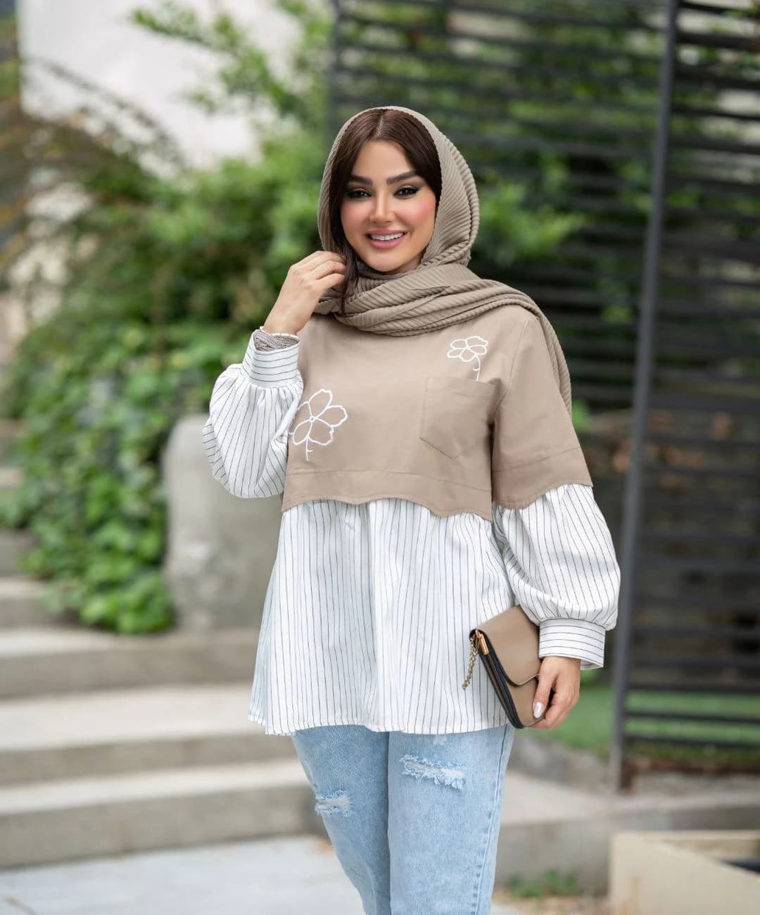 شومیز لینن مدل سوگند — تصویر ۲