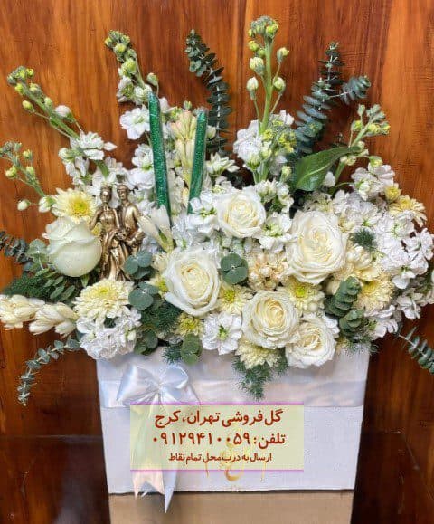 جعبه گل روز مادر برای مادر زن – در گل‌فروشی دهقان
