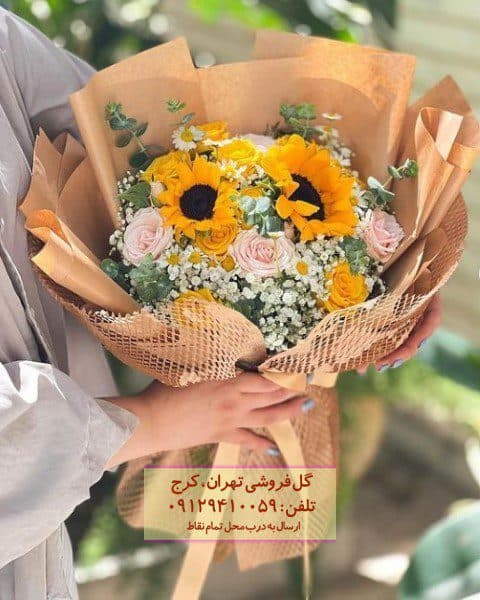 سبد گل روز زن برای عمه – در گلفروشی مهران