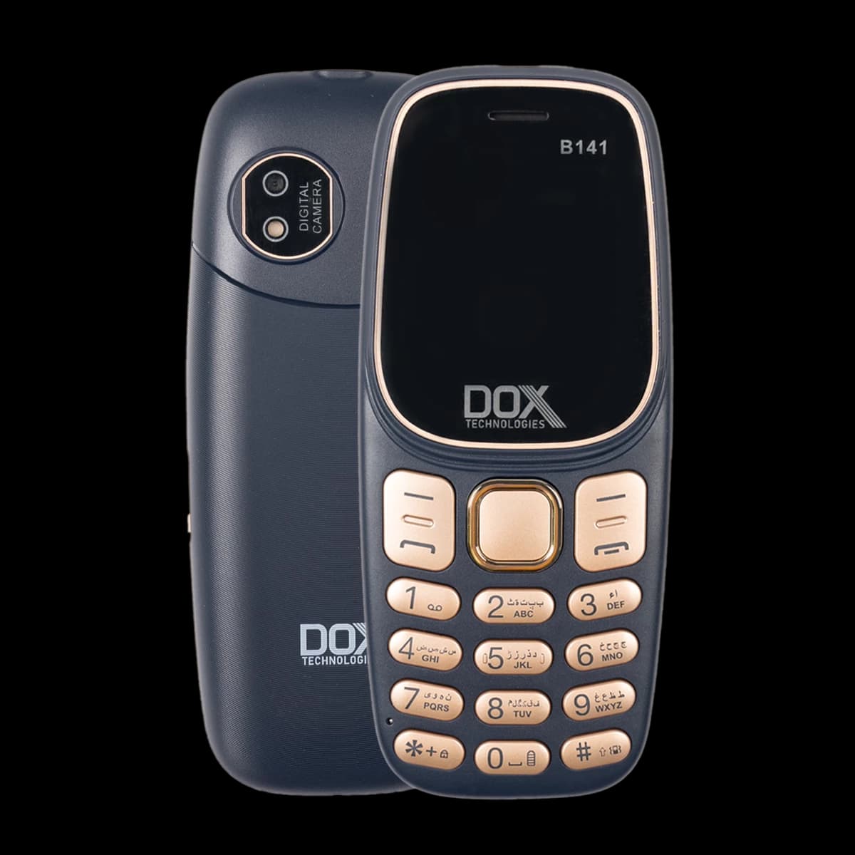 داکس مدل B141 دو سیم کارت 32MB 1.8″” دوربین 0.08MP باتری 1000mAh