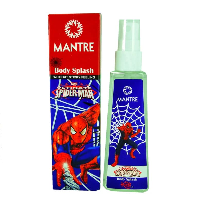 بادی اسپلش کودک مانتره مدل مرد عنکبوتی (SPIDER MAN) حجم 80 میلی لیتر