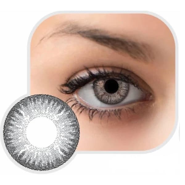 لنز چشم رنگی گلامور (GLAMOUR) مدل طوسی کد 10 (Gray10)