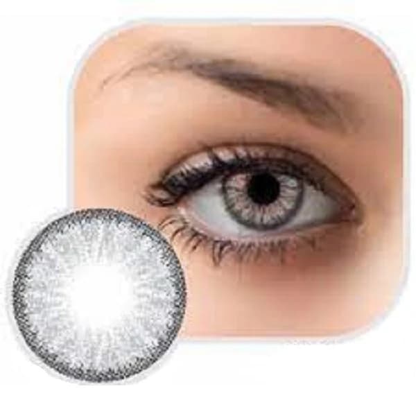 لنز چشم رنگی گلامور (GLAMOUR) مدل طوسی کد 5 (Gray5)
