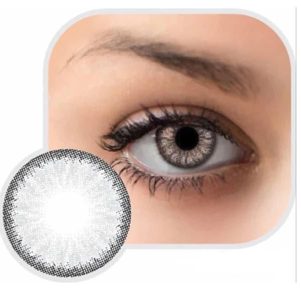لنز چشم رنگی گلامور (GLAMOUR) مدل طوسی کد 4 (Gray4)