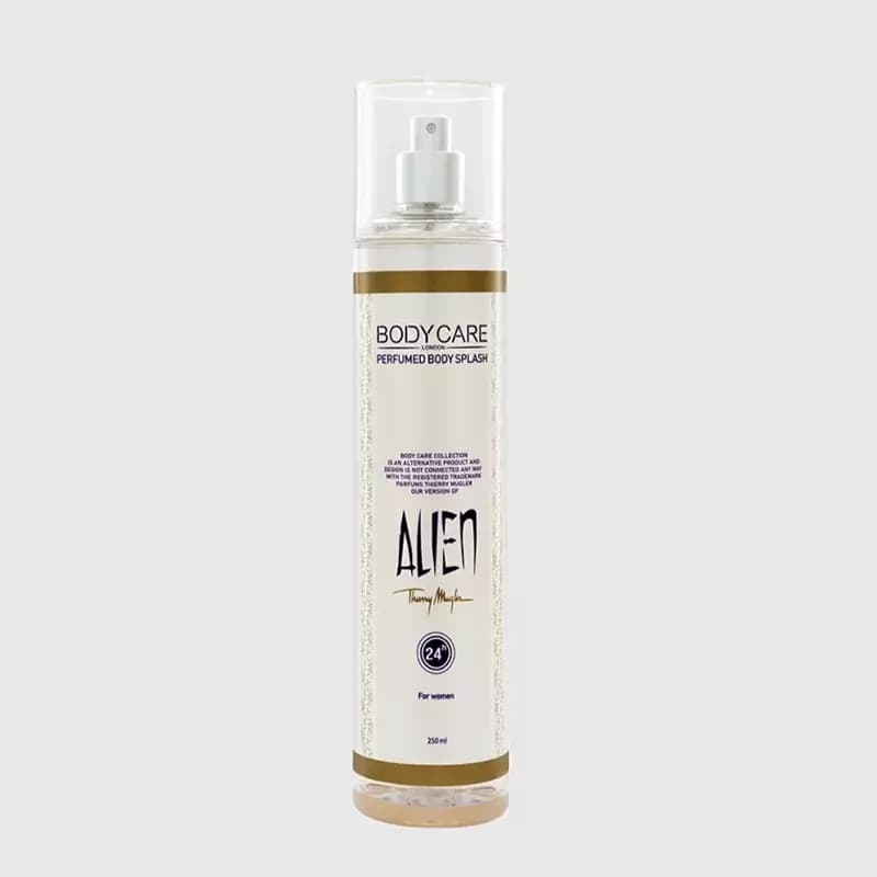 بادی اسپلش زنانه بادی کر مدل آلین موگلر (Mugler Alien) 24 ساعته حجم 250 میلی لیتر