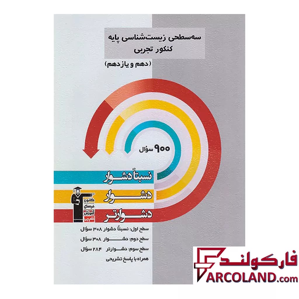 کتاب سه سطحی زیست شناسی پایه کنکور قلم چی — تصویر ۲