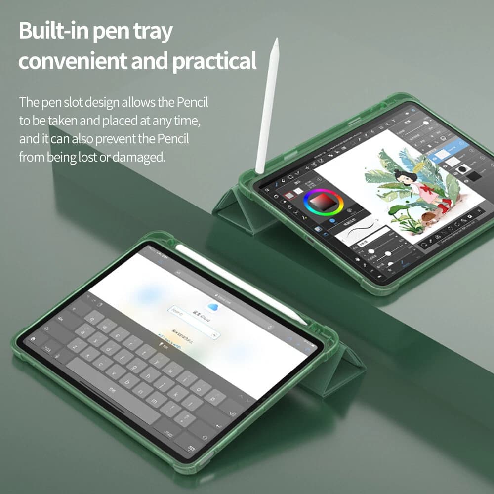 کیف اسمارت سیلیکونی تبلت Samsung Galaxy Tab S10 Lite — تصویر ۶